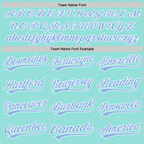 Custom Ice Blue Light Blue-White Authentic Baseball Jersey