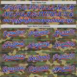 Custom Camo Royal-Red Bomber Full-Snap Varsity Letterman Salute To Service Hoodie Jacket