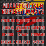 Custom Black Red-Gray Ecuador Ecuadorian Flag 3D Bomber Full-Snap Varsity Letterman Hoodie Jacket