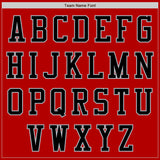 Custom Red Black-Gray Bomber Varsity Letterman Two Tone Zipper Jacket