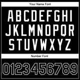 Custom Black Black-White Bomber Full-Snap Varsity Faux Leather Letterman Jacket