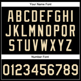 Custom Black Cream Bomber Full-Snap Varsity Faux Leather Letterman Jacket