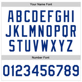 Custom White Royal Bomber Full-Snap Varsity Faux Leather Letterman Jacket