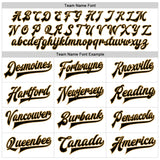 Custom White Black-Old Gold Bomber Full-Snap Varsity Faux Leather Letterman Jacket