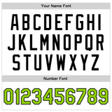 Custom White Neon Green-Black Bomber Full-Snap Varsity Faux Leather Letterman Jacket