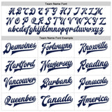 Custom White Navy-Gray Bomber Full-Snap Varsity Faux Leather Letterman Jacket