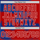 Custom Black Royal-White Abstract Color Blocks Fragment 3D Pattern Design Bomber Full-Snap Varsity Letterman Hoodie Jacket