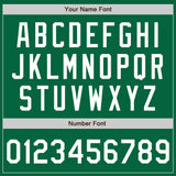 Custom Kelly Green White Authentic Baseball Jersey