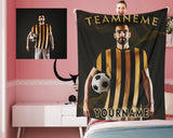 Personalized Soccer Team Photo Sports Blanket