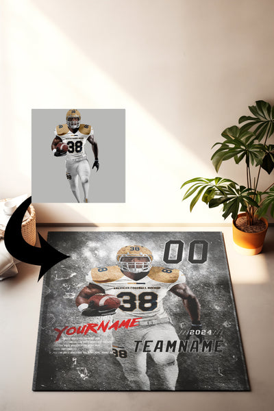 Personalized Football Team Name Photo carpet – FanCustom