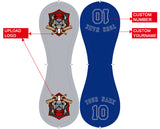 Personalized Gray Royal Half Leather Royal Authentic Baseballs