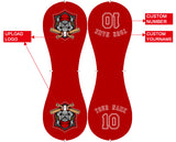 Personalized Red Leather Red Authentic Baseballs