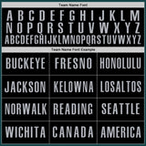 Custom Midnight Green Black-Gray Authentic Baseball Jersey