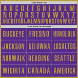 Custom Old Gold Purple-Black Authentic Baseball Jersey