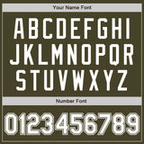 Custom Olive White Authentic Salute To Service Baseball Jersey