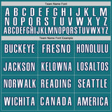 Custom Teal White-Navy Classic Color Block Side Panel Stripe Authentic Baseball Jersey