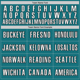 Custom Teal White-Black Classic Color Block Side Panel Stripe Authentic Baseball Jersey