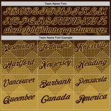 Custom Brown Old Gold 3D Gradient Square Shape Performance Polo Shirt