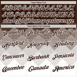 Custom Brown White 3D Gradient Square Shape Performance Polo Shirt