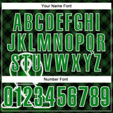 Custom Black Grass Green-White 3D Pattern Design Green Ribbon Liver Cancer Plaid Performance Polo Shirt
