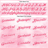 Custom White Neon Pink 3D Pink Ribbon Breast Cancer Awareness Performance Polo Shirt