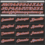 Custom Black Powder Blue Orange-White Digital Camo Two Tone Performance Polo Shirt