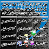 Custom Black Thunder Blue-White Billiard Balls Performance Polo Shirt