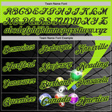 Custom Black-Neon Green Billiard Balls Performance Polo Shirt