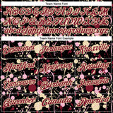 Custom Graffiti Pattern Crimson Black Cream-Light Pink Vibrant Multi-Color Abstract Splatter Performance Polo Shirt