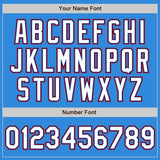 Custom Stitched Powder Blue White Royal-Red Baseball Pullover Sweatshirt Hoodie