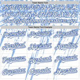 Custom White Royal-Light Blue Splatter Brush Stroke Star Raglan Sleeves Authentic Baseball Jersey