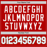 Custom Red Light Blue-Old Gold Authentic Throwback Basketball Jersey