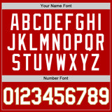 Custom Red White-Old Gold Authentic Throwback Basketball Jersey