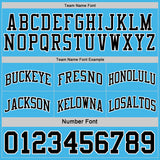 Custom Reversible Black Sky Blue-White Double Side Sublimation Basketball Suit Jersey
