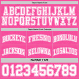 Custom Pink White Reversible Double Side Sublimation Basketball Suit Jersey