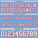 Custom Red White-Light Blue Reversible Double Side Sublimation Basketball Suit Jersey