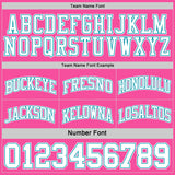 Custom Reversible Teal Pink-White Double Side Sublimation Basketball Suit Jersey