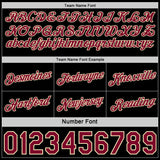 Custom Reversible Black Crimson-Cream Double Side Star Sublimation Basketball Suit Jersey