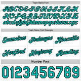 Custom Reversible Black White-Aqua Double Side Star Sublimation Basketball Suit Jersey