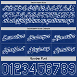 Custom Reversible Royal White Double Side Star Sublimation Basketball Suit Jersey