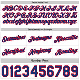 Custom Reversible Royal Red-White Double Side Star Sublimation Basketball Suit Jersey
