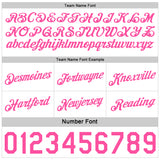 Custom Reversible Pink White Double Side Star Sublimation Basketball Suit Jersey