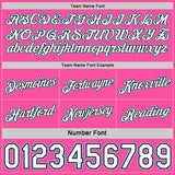 Custom Reversible Pink White Light Blue-Black Double Side Star Sublimation Basketball Suit Jersey