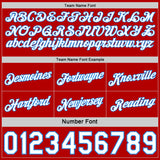 Custom Reversible Red White-Powder Blue Double Side Star Sublimation Basketball Suit Jersey
