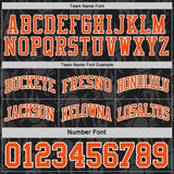 Custom Black Orange-White Side Panel Stripe Sun Flame Reversible Double Side Sublimation Basketball Set Jersey