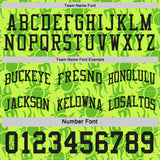 Custom Black-Neon Green Side Panel Stripe Sun Flame Reversible Double Side Sublimation Basketball Set Jersey