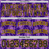 Custom Black Purple-Gold Side Panel Stripe Sun Flame Reversible Double Side Sublimation Basketball Set Jersey