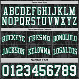 Custom Black White-Kelly Green Side Panel Stripe Sun Flame Reversible Double Side Sublimation Basketball Set Jersey