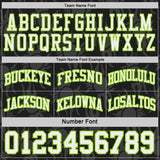Custom Black White-Neon Green Side Panel Stripe Sun Flame Reversible Double Side Sublimation Basketball Set Jersey