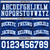 Custom Royal White-Light Blue Side Panel Stripe Sun Flame Reversible Double Side Sublimation Basketball Set Jersey